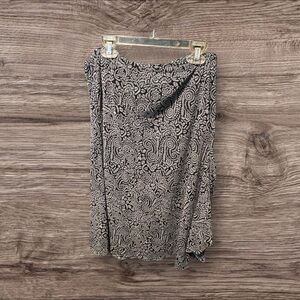 Beautiful black paisley skirt